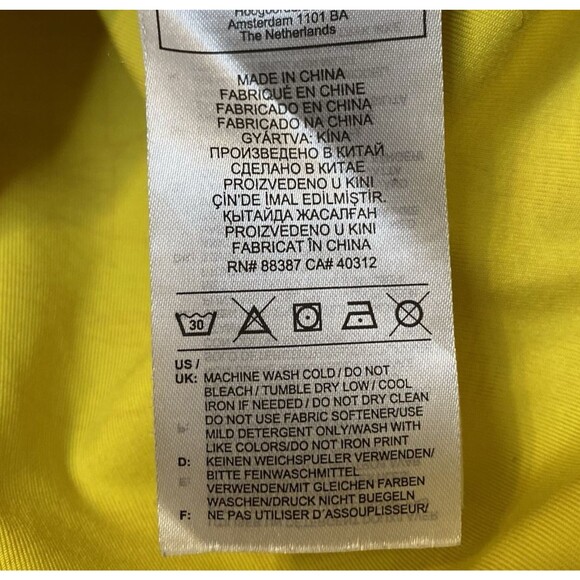 Adidas & LEGO Athletic Top Youth Kids XL Yellow Crewneck Jersey Long Sleeve - Picture 8 of 10